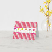 De leuke Roze Kaarten van de Nota van de Ontwerper (Gele Bloem)