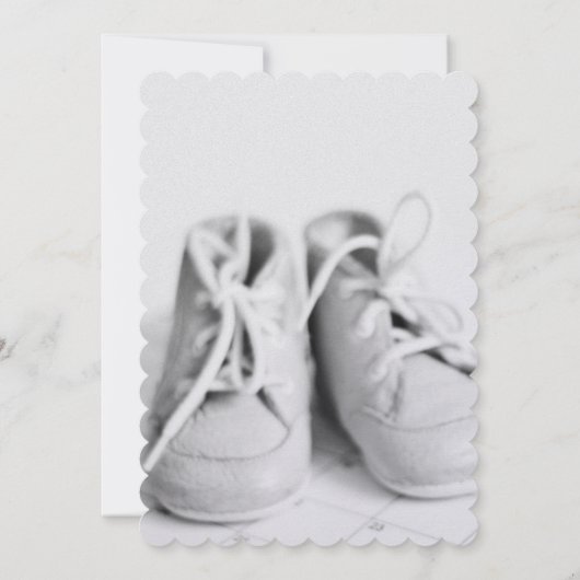 De leuke Schattige Voetafdrukken van het Kaart (Achterkant)