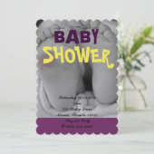 De leuke Schattige Voetafdrukken van het Kaart (Staand voorkant)