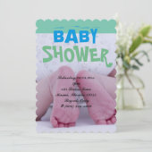 De leuke Schattige Voetafdrukken van het Kaart (Staand voorkant)