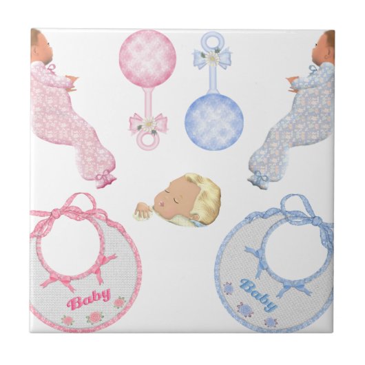 De leuke Schattige Voetafdrukken van het Tegeltje (Voorkant)