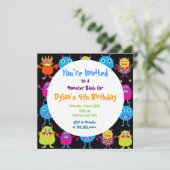 De leuke Sjablonen van de Uitnodiging van de (Staand voorkant)