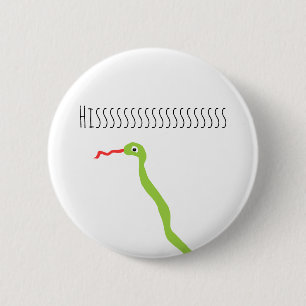 De leuke Slang van de Noedel van het Gevaar van Ronde Button 5,7 Cm