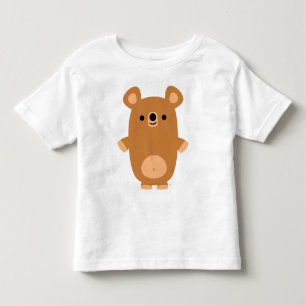 De leuke Sterke Cartoon draagt de T-shirt van