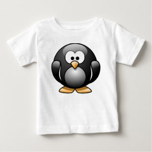 De leuke T-shirt van het Baby van de Pinguïn