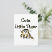 De leuke T-shirts en de Giften van Weinig Tijger Briefkaart (Staand voorkant)