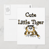 De leuke T-shirts en de Giften van Weinig Tijger Briefkaart (Voorkant / Achterkant)