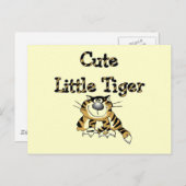 De leuke T-shirts en de Giften van Weinig Tijger Briefkaart (Voorkant / Achterkant)