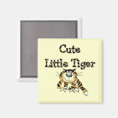 De leuke T-shirts en de Giften van Weinig Tijger Magneet (Voorkant / Achterkant)