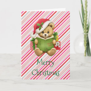 De Leuke Teddybeer van Kerstmis Feestdagen Kaart
