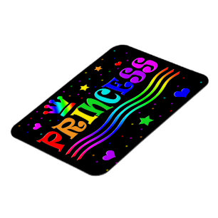 De leuke Tiara van de Prinses van de Regenboog van Magneet