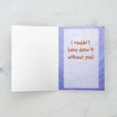 De leuke Tyrannosaurussen Rex danken u kaarden Bedankkaart (Binnen)