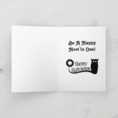 de Leuke Uil van 1st Halloween Kaart (Binnen)