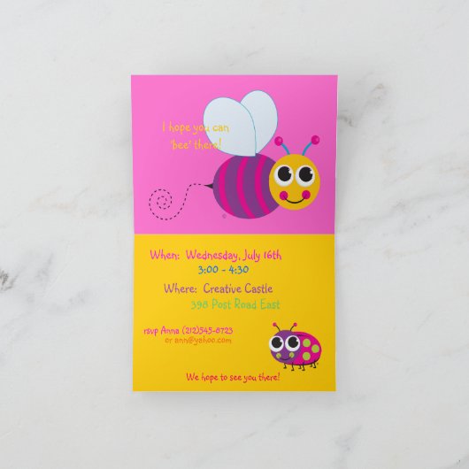 De leuke Uitnodiging van de Verjaardag van de (Binnen)