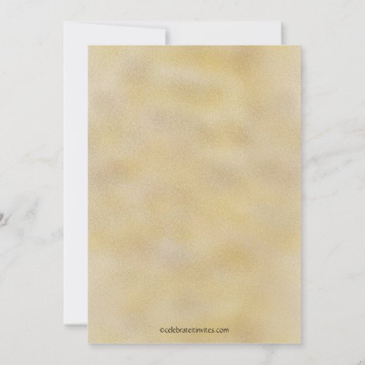 De LEUKE Uitnodiging van de Verjaardag van de (Achterkant)