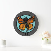 DE LEUKE VAN DE MONARCH VAN DE VLINDER GROTE RONDE KLOK (Huis)