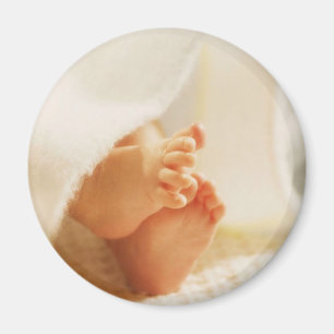 De leuke Verpakte Deken van het Baby van de Voeten Magneet