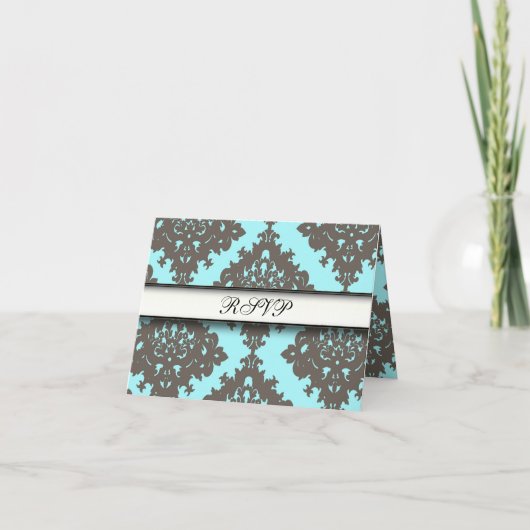 De Leuke Vintage Elegante Elegante Kaarten RSVP (Voorkant)