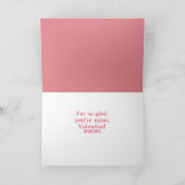 De leuke Vintage Kaart van de Valentijnsdag van (Binnen)