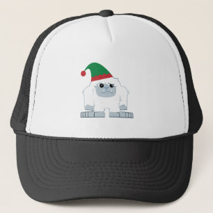 De leuke Yeti van het Elf van Kerstmis Trucker Pet