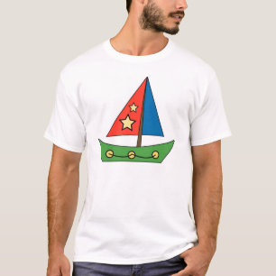 De leuke Zeilboot van het Speelgoed T-shirt