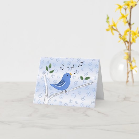 De leuke Zingende Blauwe Kaart van de Nota van de (Gele Bloem)