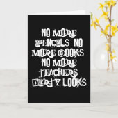 De leuke Zwart-witte Kaart van Afstuderen (Gele Bloem)