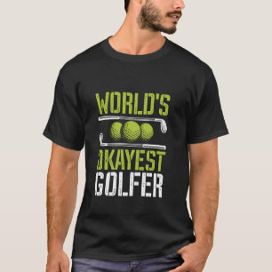 De leukste golfer ter wereld Grappige golf grap T-shirt