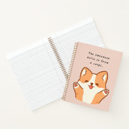 De leukste groet komt van een Corgi. | Schattige C Notitieboek