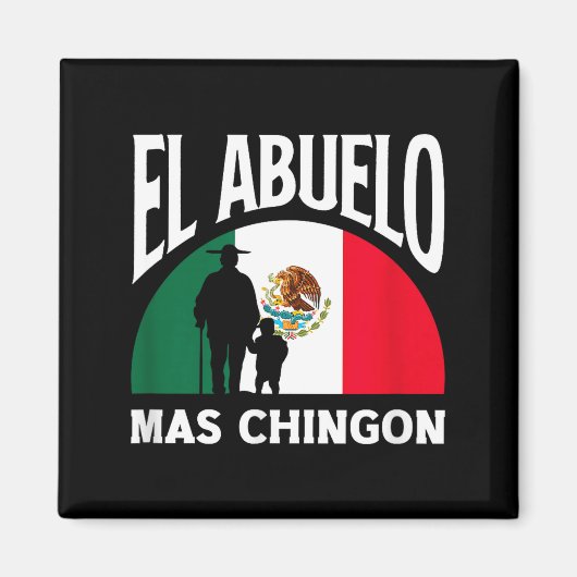 De leukste Mexicaanse opa El abu Magneet (Voorkant)