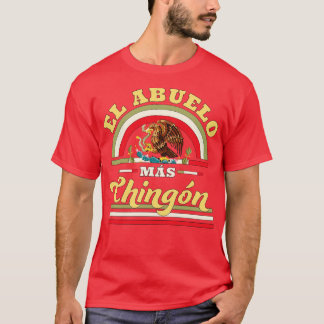 De leukste opa Funny Mexicaanse vlag Cool Opa T-shirt