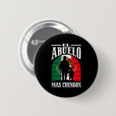 De leukste opa funny mexico mexicaanse opa ronde button 5,7 cm (Voorkant /achterkant)