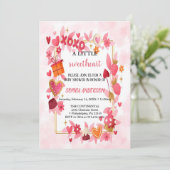 De leukste roze en rode Valentijn Kaart (Staand voorkant)