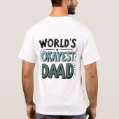 De leukste vader ter wereld: grappige vaderdag t-shirt (Achterkant)