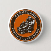 DE LEUNSTOEL QB - Cleveland Football Button (Voorkant)
