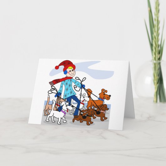 De leurder van de hond kaart (Voorkant)