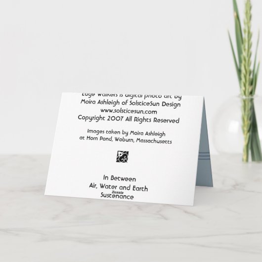 De Leurders van de rand Kaart (Achterkant)