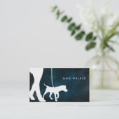 De leurdervisitekaartje van de hond 3.5" x 2.0", visitekaartje (Staand voorkant)