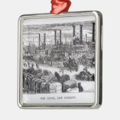 De Levee, New Orleans Metalen Ornament (Links)