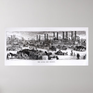 De Levee, New Orleans Poster