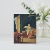 De Levee van Voltaire in Ferney, na 1759 Briefkaart (Staand voorkant)