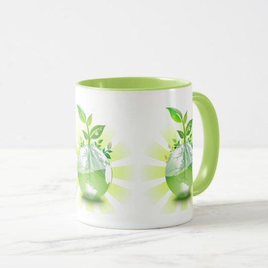 De levende aarde mok (Voorkant rechts)