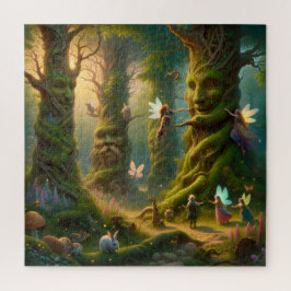 De Levende Bomen van het Betoverde Sprookjesbos Legpuzzel