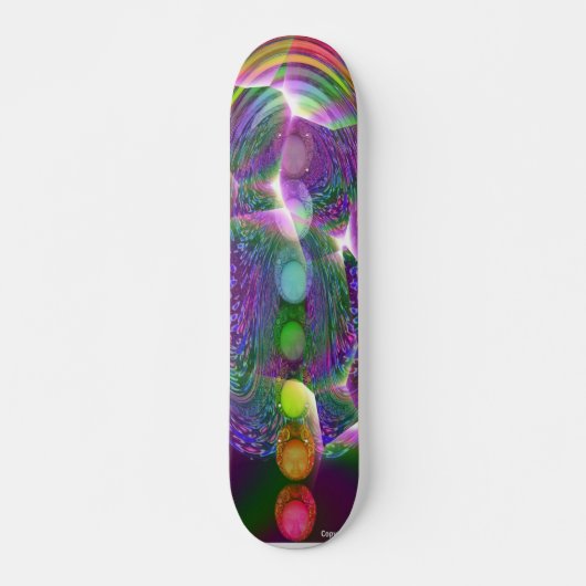 De levende Chakras Persoonlijk Skateboard (Voorkant)
