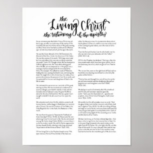 De levende Christus Poster