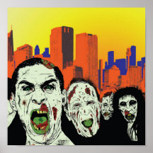De levende dode zombies