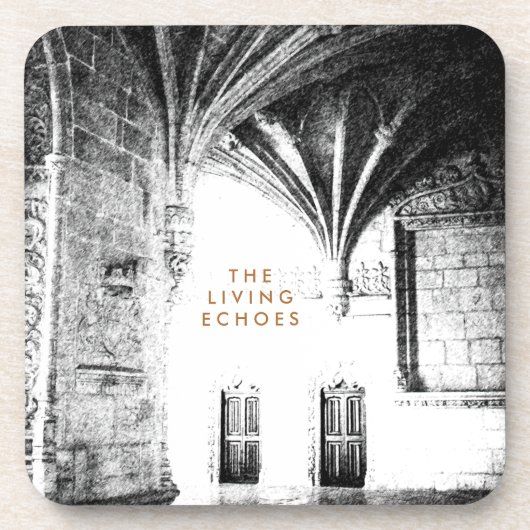 [De levende echo's] Architectuurillustratie Bier Onderzetter (Voorkant)