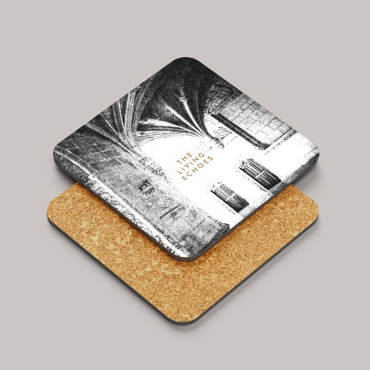 [De levende echo's] Architectuurillustratie Bier Onderzetter