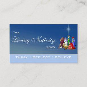 De Levende Kerststal Visitekaartje