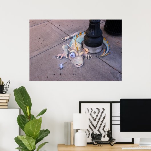 De levende muis van Ferndale Poster (Thuiskantoor)